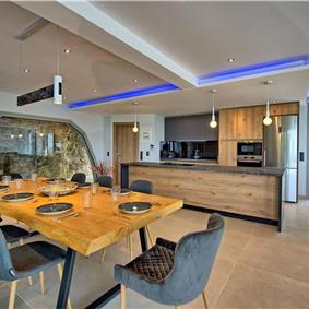 3 bedroom villa with pool & sea views, Makrades, sleeps 6